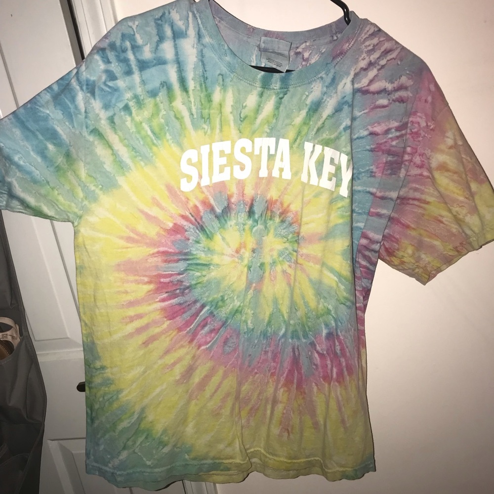 Siesta Key tie-dye t-shirt.